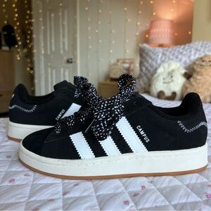 Adidas Campus 00s Originals Black White Suede Sneakers Women’s Size 7